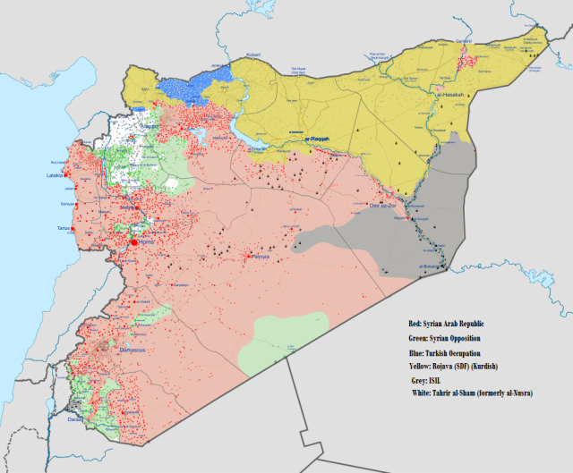 Syria - Areas held